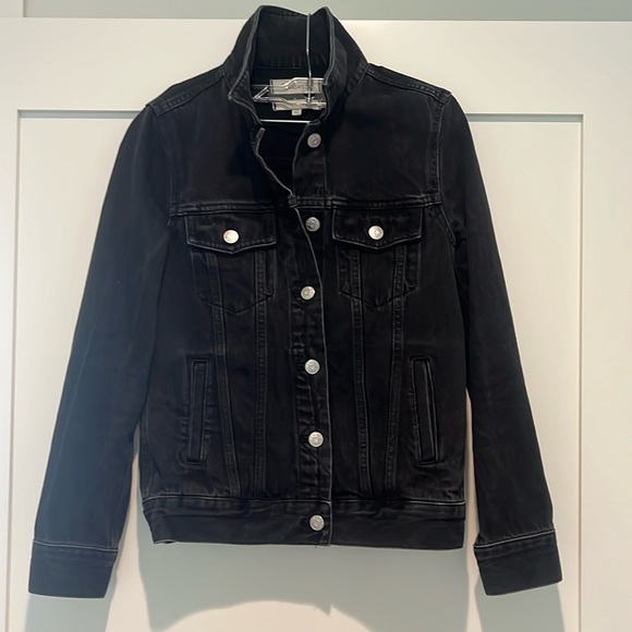 Madewell women’s black denim jacket, size XS - Picture 1 of 3